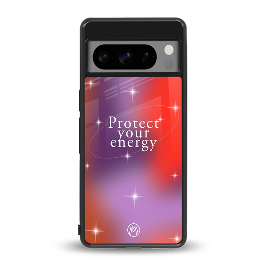 protect your energy back phone cover | glass case for google pixel 8 pro