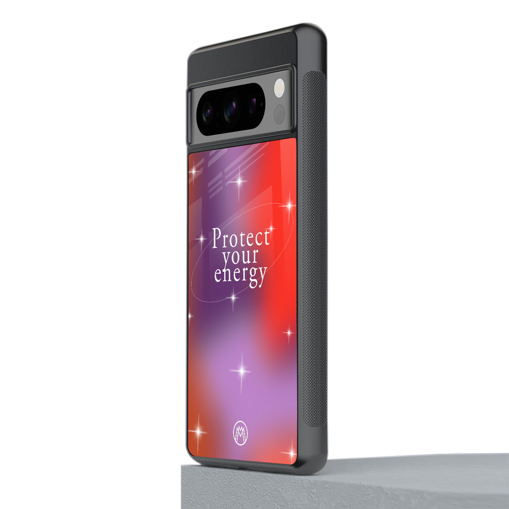 protect your energy back phone cover | glass case for google pixel 8 pro