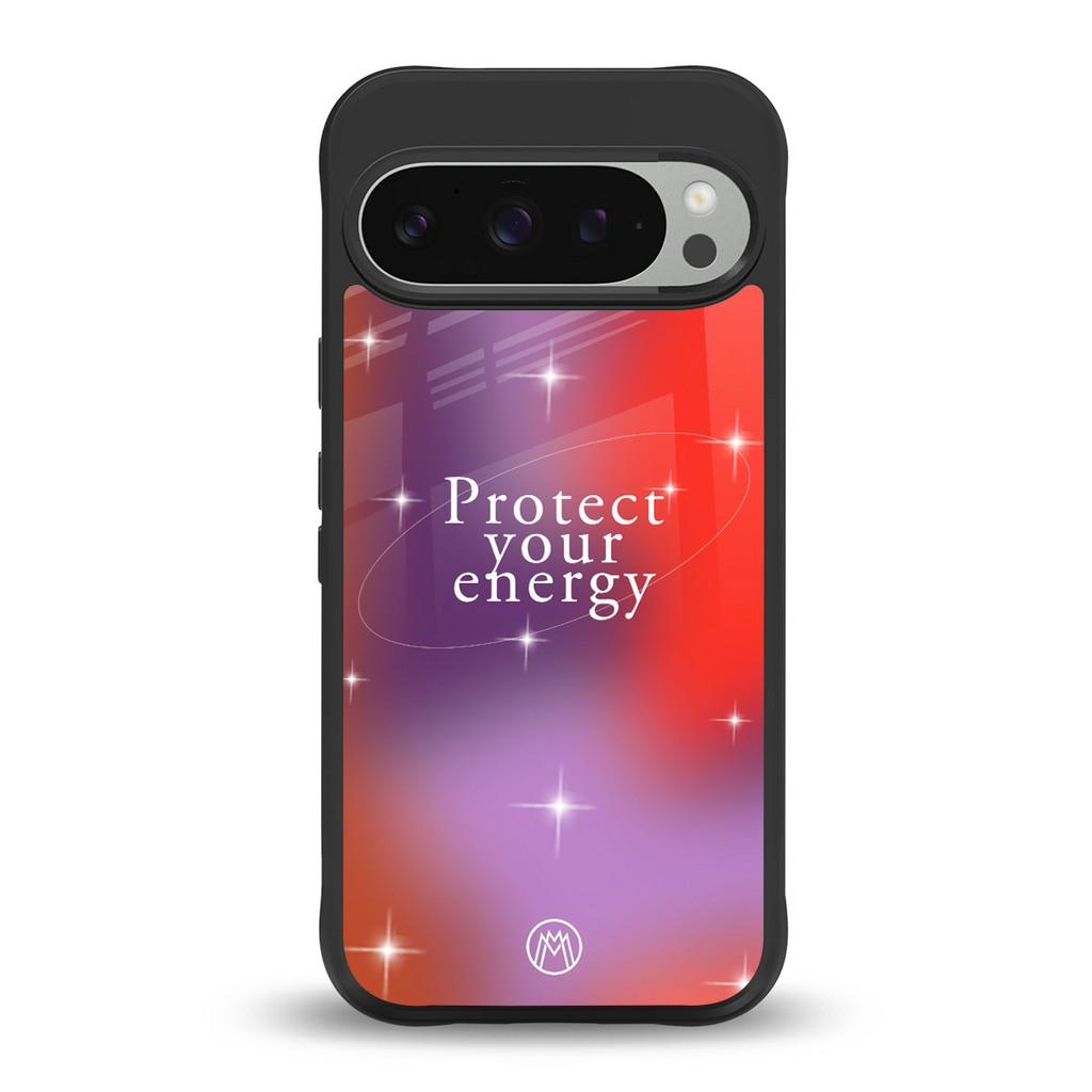 protect your energy back phone cover | glass case for google pixel 9 pro