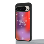 protect your energy back phone cover | glass case for google pixel 9 pro