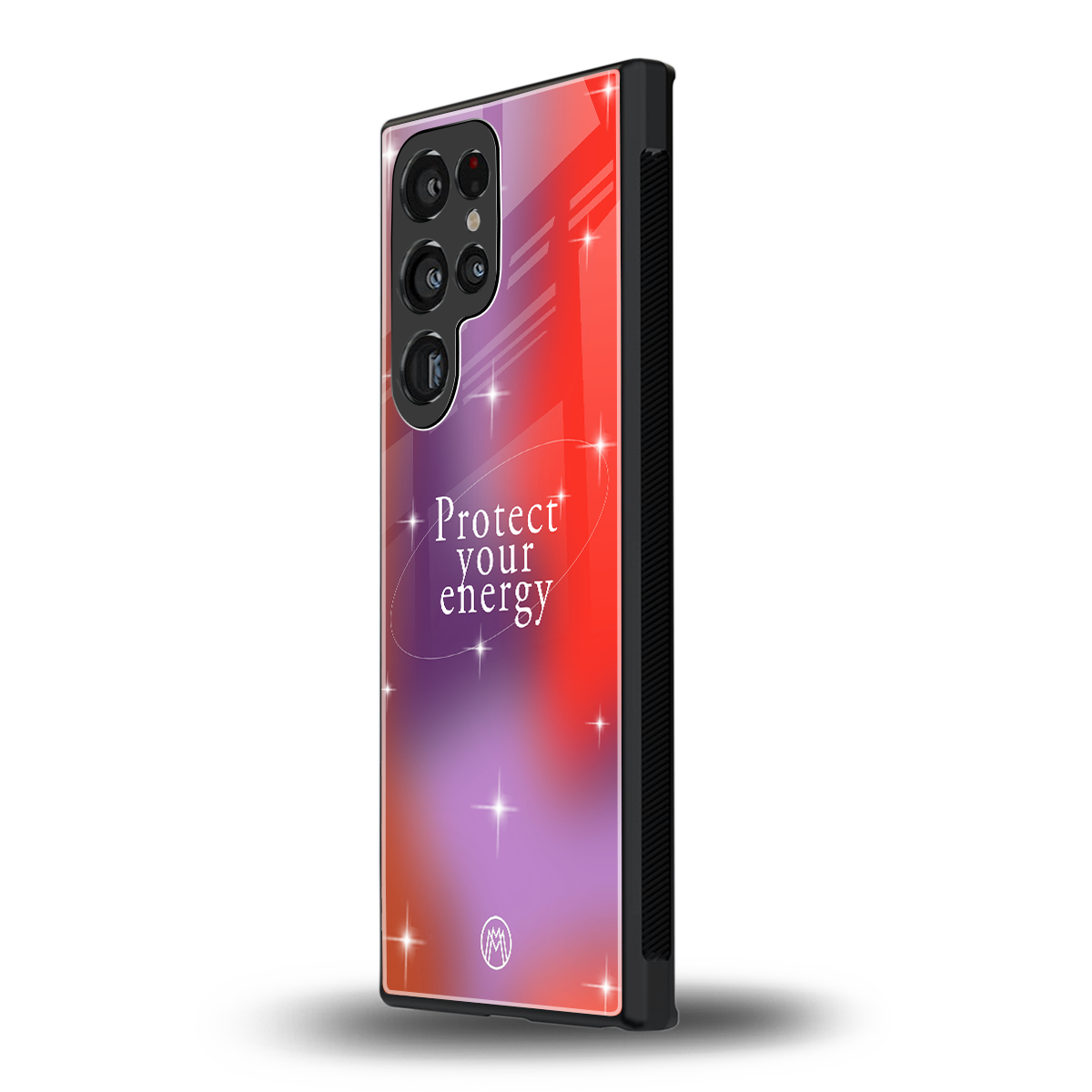 protect your energy back phone cover | glass case for samsung galaxy s23 ultra