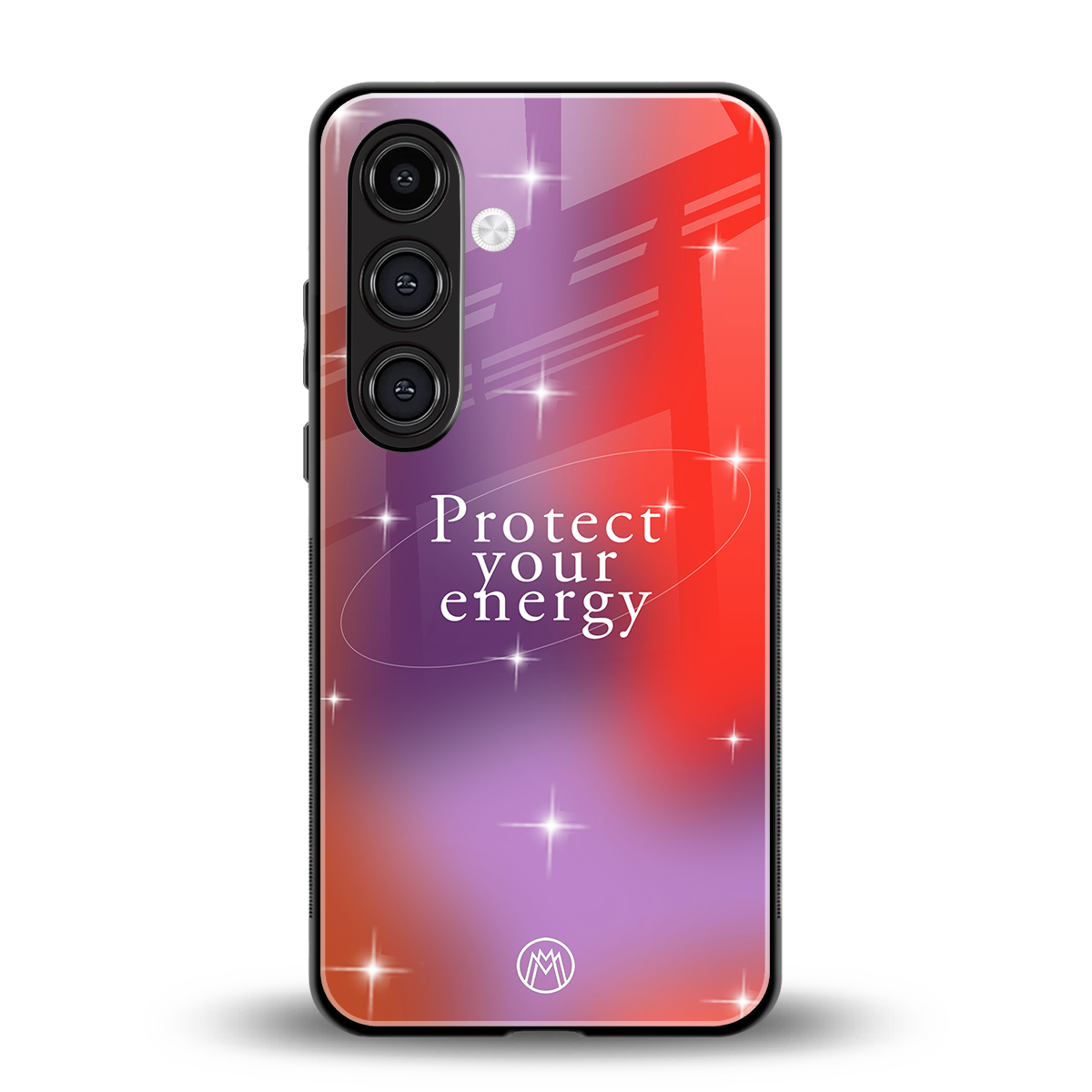 protect your energy back phone cover | glass case for samsung galaxy s23 plus