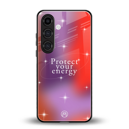 protect your energy back phone cover | glass case for samsung galaxy s24 plus
