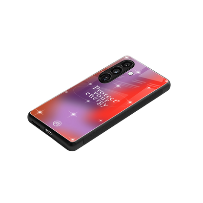 protect your energy back phone cover | glass case for samsung galaxy s24 fe