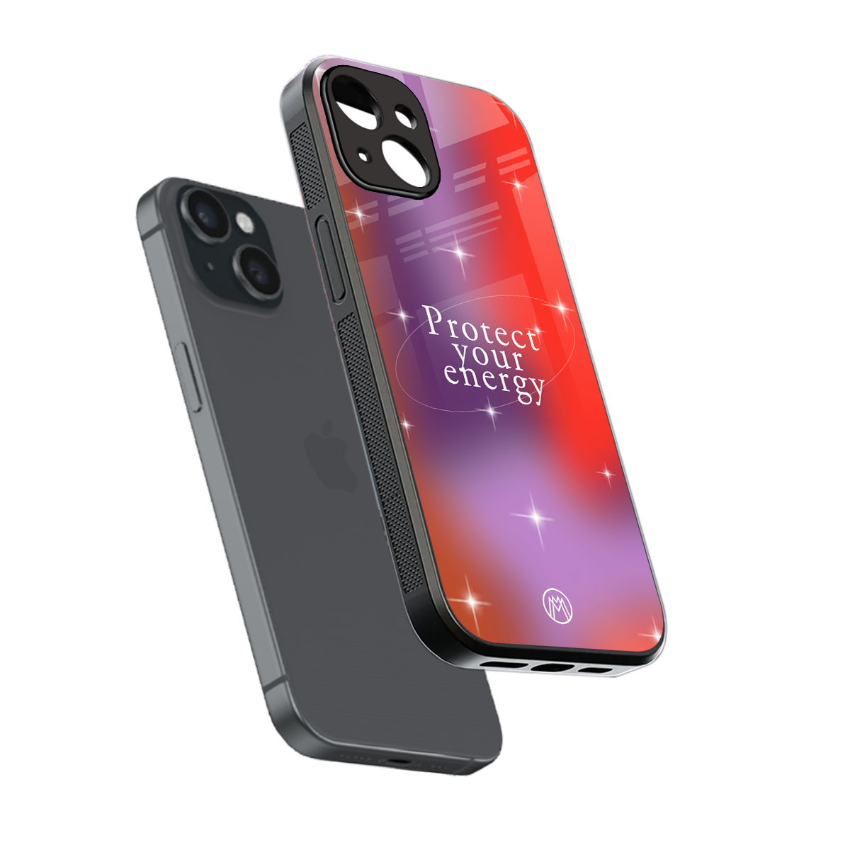 protect your energy back phone cover | glass case for iphone 15