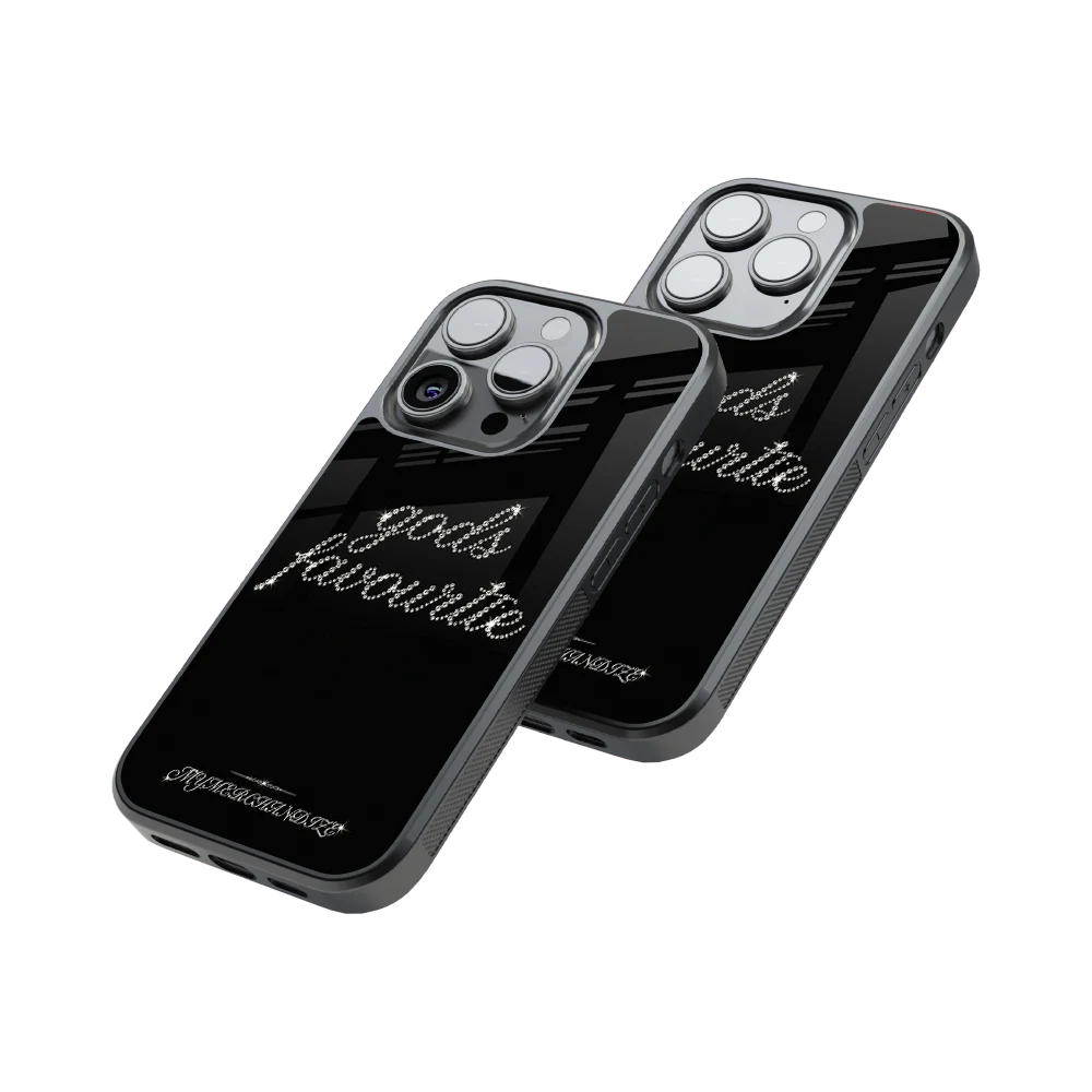 Protective Glass Back Phone Case Compatible with iPhone, Samsung, OnePlus, Pixel & More