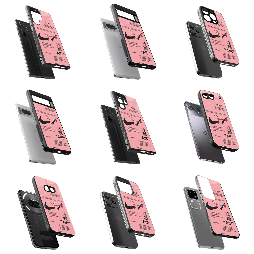 Durable Glass Back Mobile Case for iPhone, Samsung, OnePlus, Google Pixel, Redmi, Vivo, Oppo