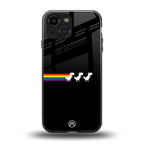 proud dinosaurs dark edition back phone cover | glass case for iphone 13 mini