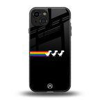 proud dinosaurs dark edition back phone cover | glass case for iphone 15