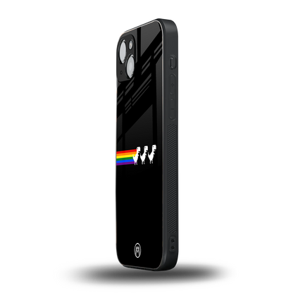 proud dinosaurs dark edition back phone cover | glass case for iphone 14