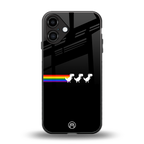 proud dinosaurs dark edition back phone cover | glass case for iphone 16 plus