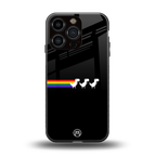 proud dinosaurs dark edition back phone cover | glass case for iphone 16 pro