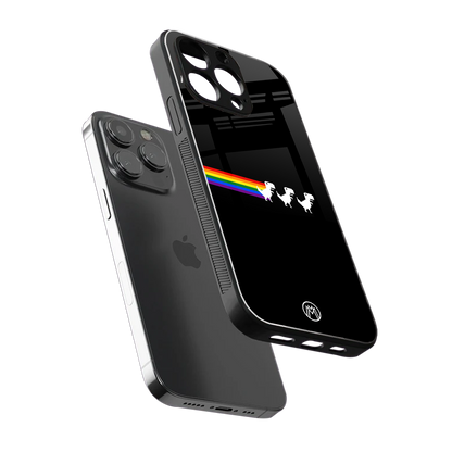 proud dinosaurs dark edition back phone cover | glass case for iphone 16 pro