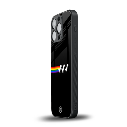 proud dinosaurs dark edition back phone cover | glass case for iphone 16 pro