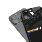 proud dinosaurs dark edition back phone cover | glass case for iphone 16 pro