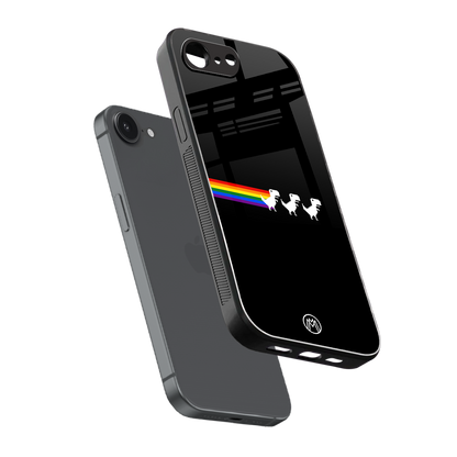 proud dinosaurs dark edition back phone cover | glass case for iphone 16e