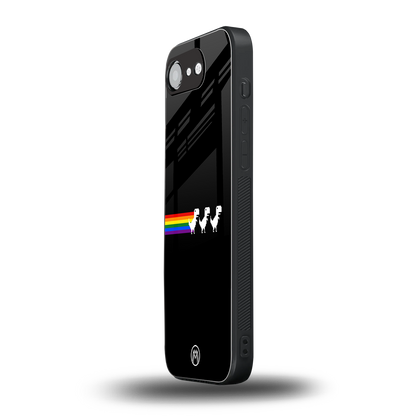 proud dinosaurs dark edition back phone cover | glass case for iphone 16e