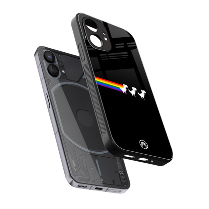 proud dinosaurs dark edition back phone cover | glass case for nothing phone 1