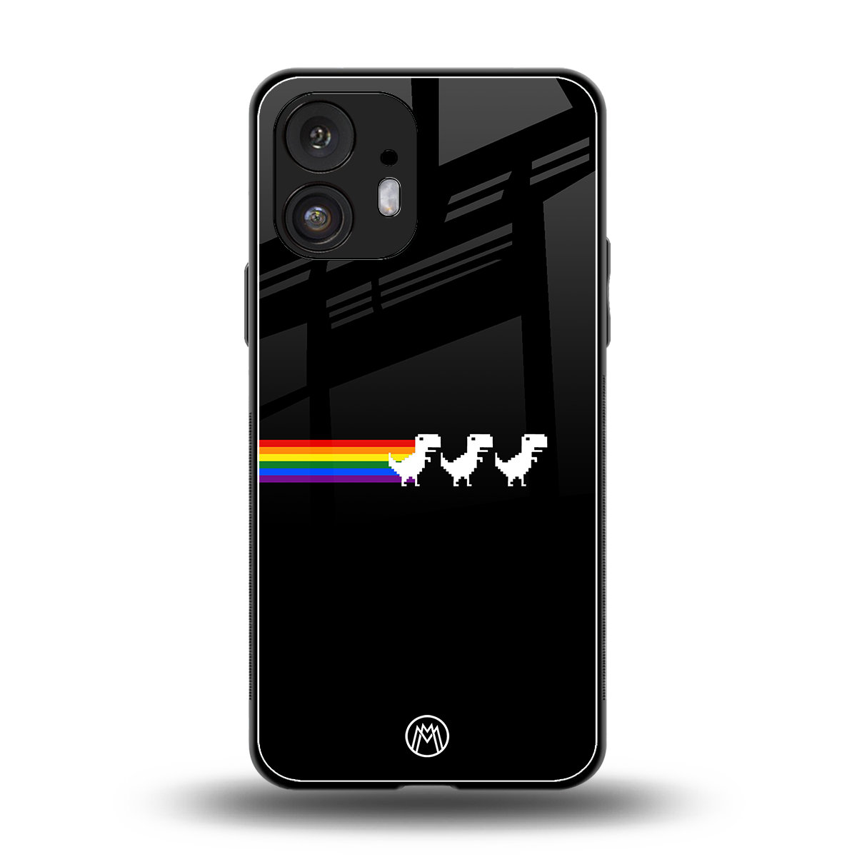 proud dinosaurs dark edition back phone cover | glass case for nothing phone 2