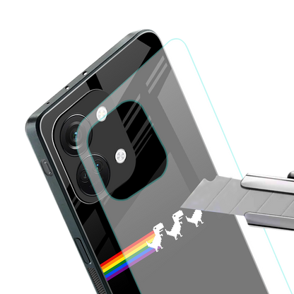 proud dinosaurs dark edition back phone cover | glass case for oneplus nord 3