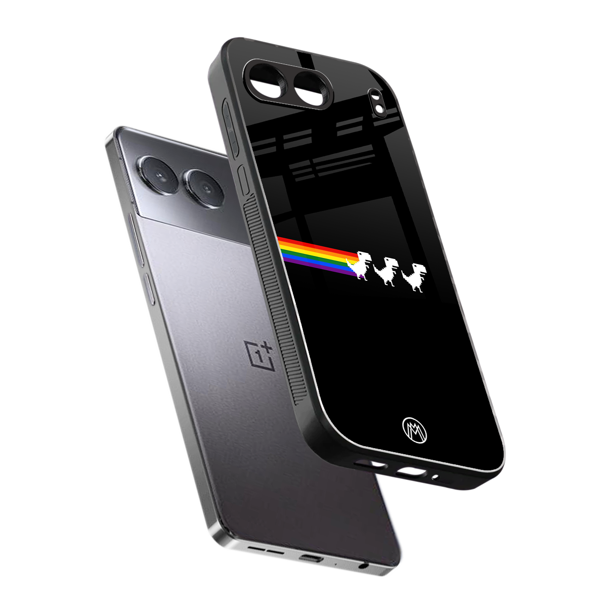 proud dinosaurs dark edition back phone cover | glass case for oneplus nord 4