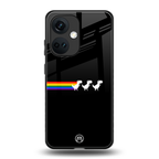 proud dinosaurs dark edition back phone cover | glass case for oneplus nord ce 3