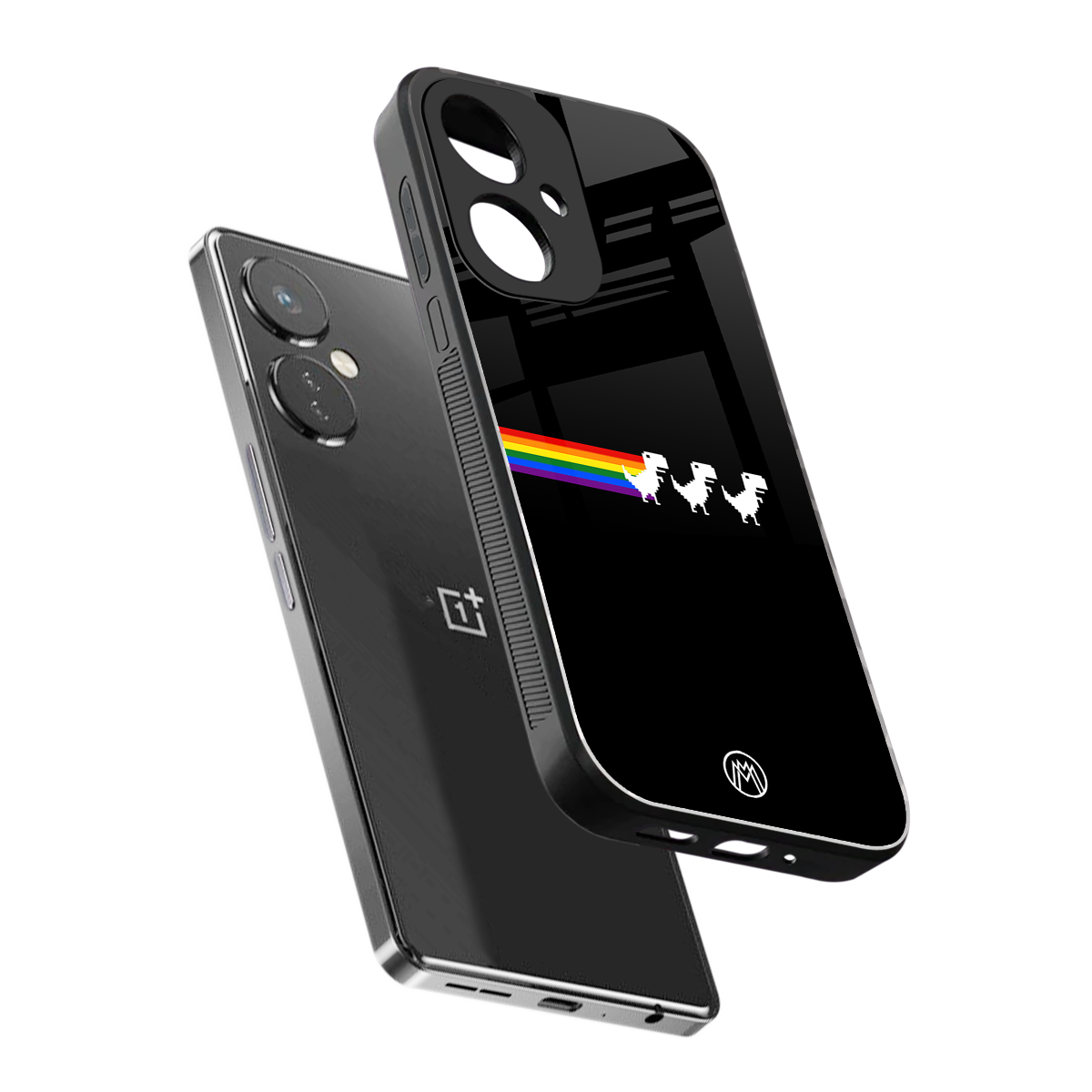 proud dinosaurs dark edition back phone cover | glass case for oneplus nord ce 3