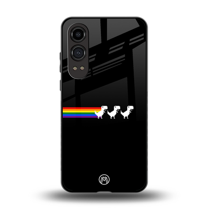 proud dinosaurs dark edition back phone cover | glass case for oneplus nord ce 4 lite