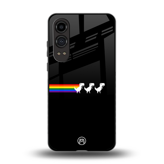 proud dinosaurs dark edition back phone cover | glass case for oneplus nord ce 4 lite