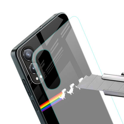 proud dinosaurs dark edition back phone cover | glass case for oneplus nord ce 4 lite