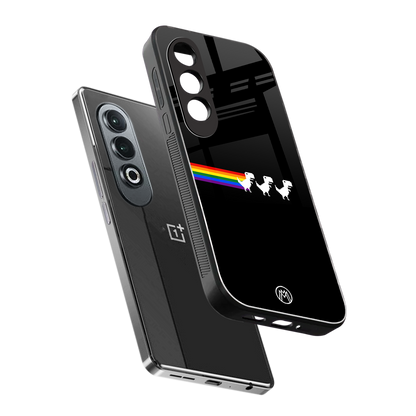 proud dinosaurs dark edition back phone cover | glass case for oneplus nord ce 4