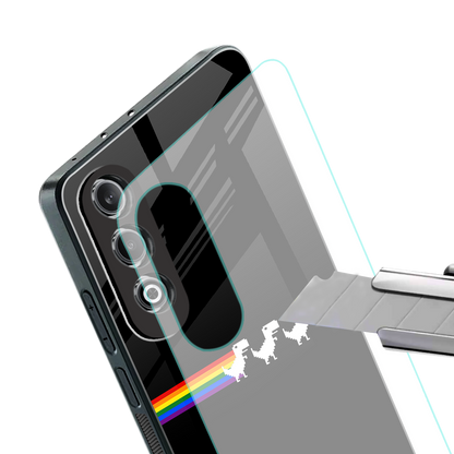 proud dinosaurs dark edition back phone cover | glass case for oneplus nord ce 4