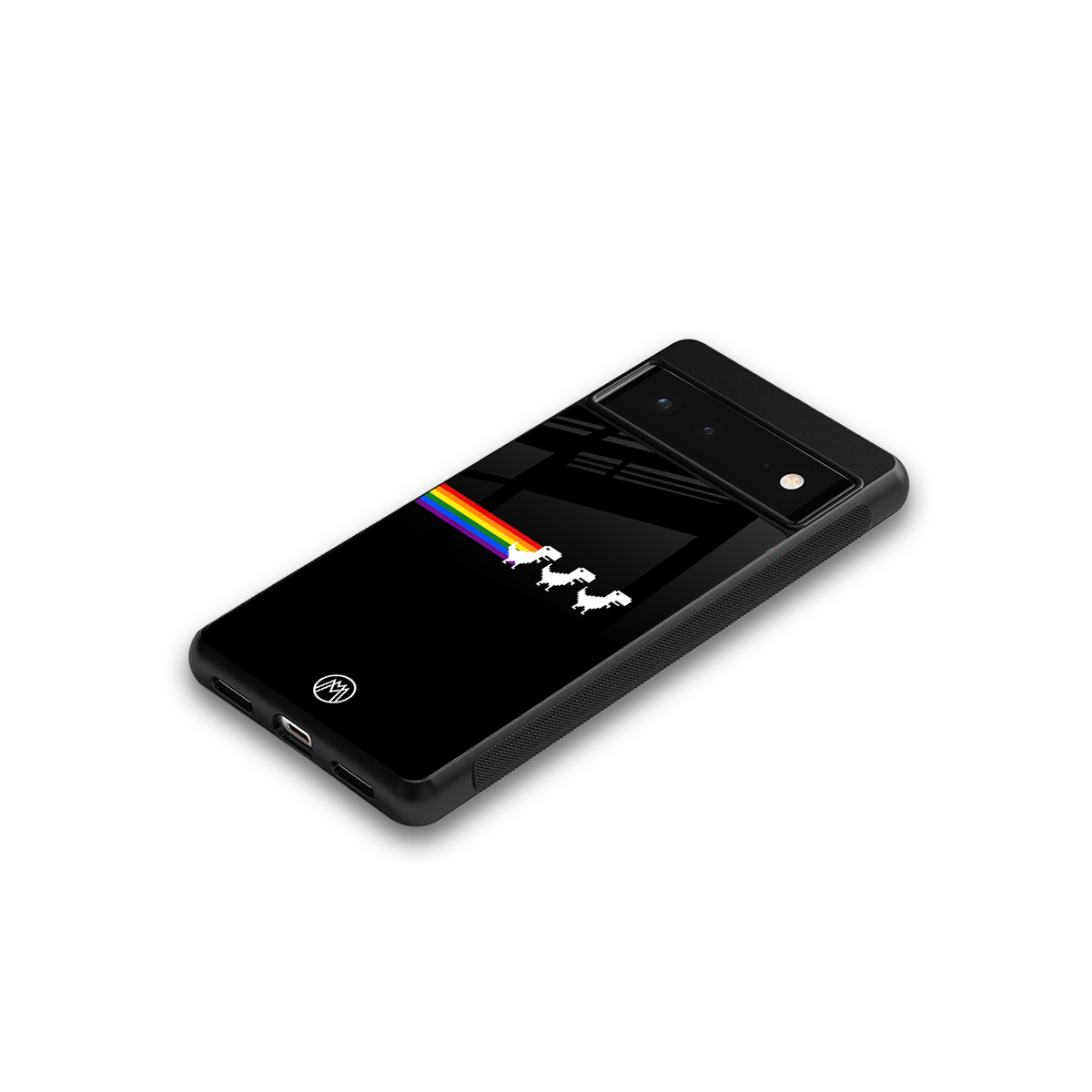 proud dinosaurs dark edition back phone cover | glass case for google pixel 6
