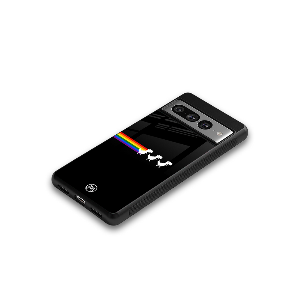 proud dinosaurs dark edition back phone cover | glass case for google pixel 7 pro