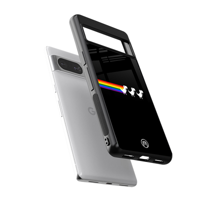 proud dinosaurs dark edition back phone cover | glass case for Google Pixel 8