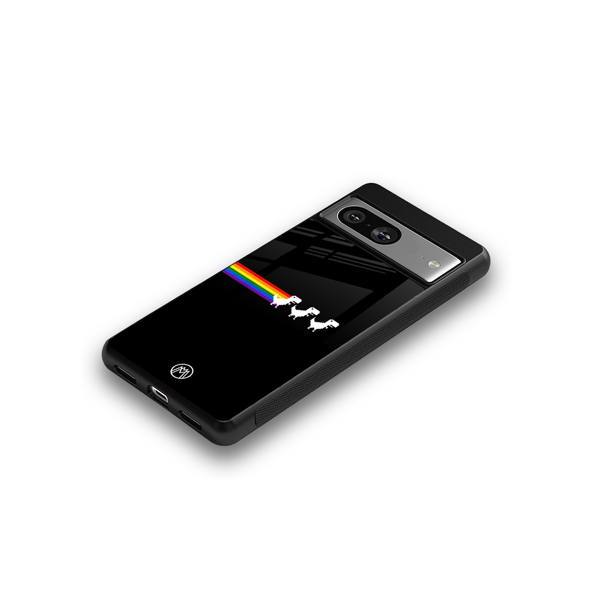 proud dinosaurs dark edition back phone cover | glass case for Google Pixel 8