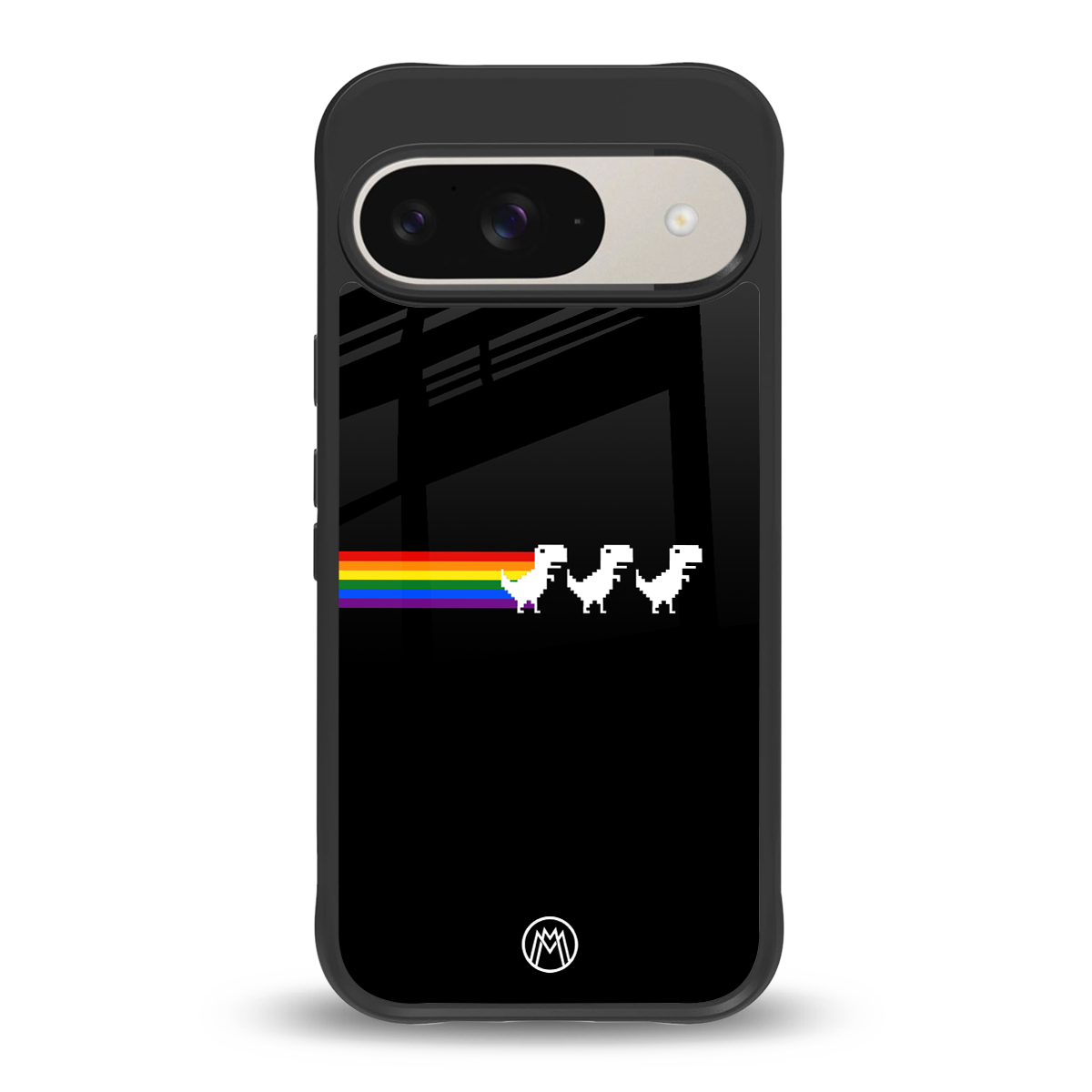 proud dinosaurs dark edition back phone cover | glass case for google pixel 9