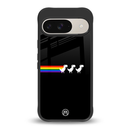 proud dinosaurs dark edition back phone cover | glass case for google pixel 9