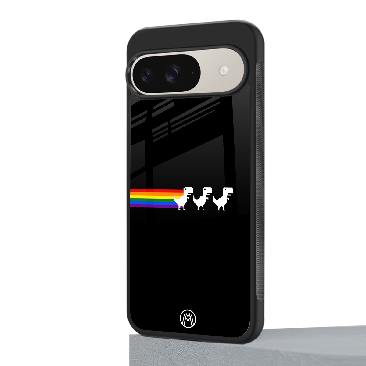 proud dinosaurs dark edition back phone cover | glass case for google pixel 9