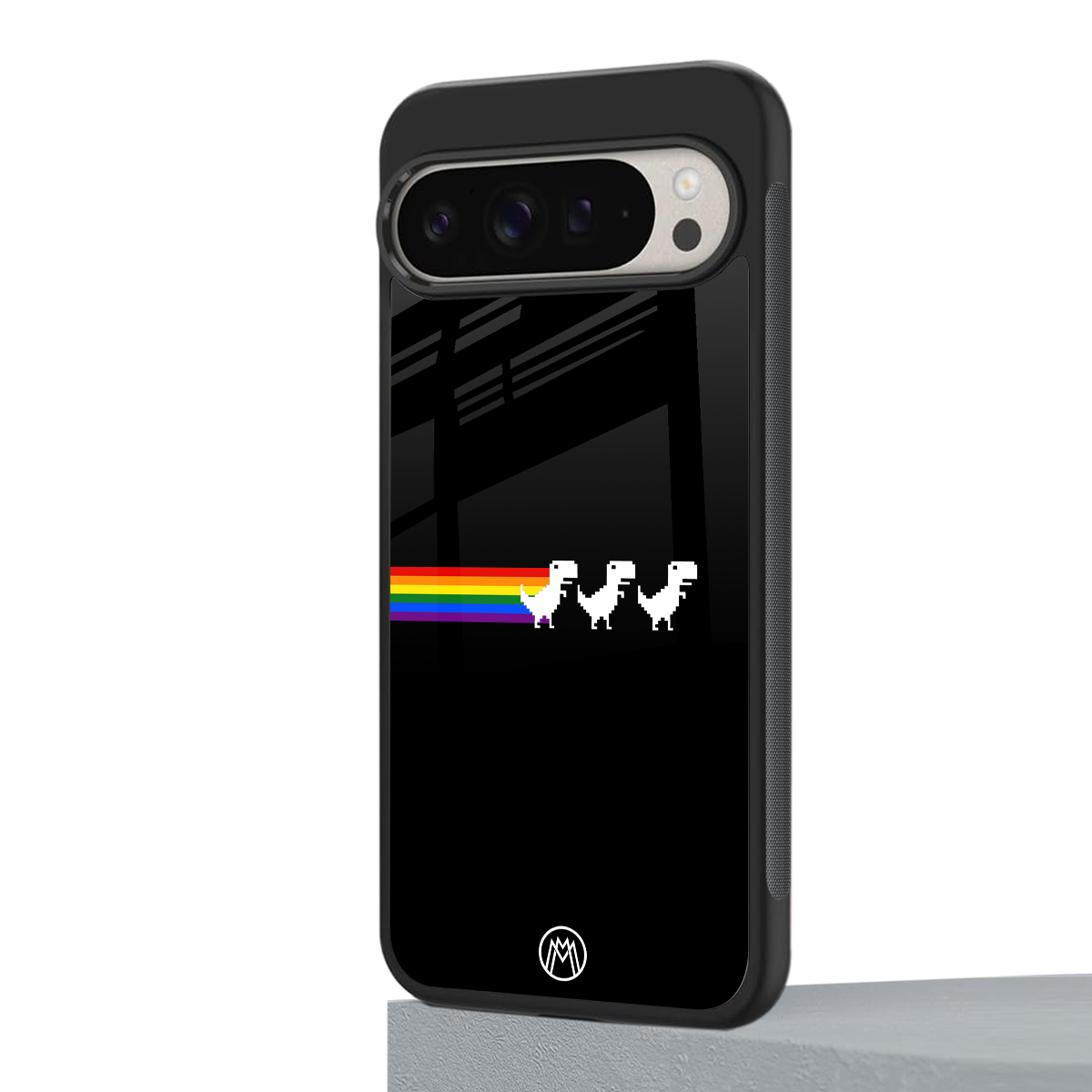 proud dinosaurs dark edition back phone cover | glass case for google pixel 9 pro xl