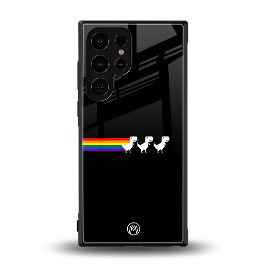 proud dinosaurs dark edition back phone cover | glass case for samsung galaxy s23 ultra