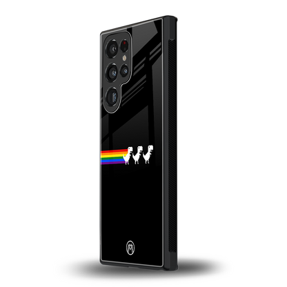 proud dinosaurs dark edition back phone cover | glass case for samsung galaxy s23 ultra