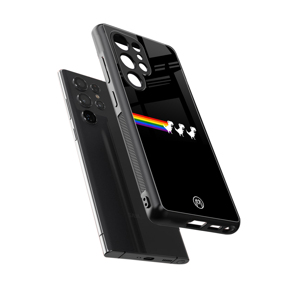 proud dinosaurs dark edition back phone cover | glass case for samsung galaxy s25 ultra