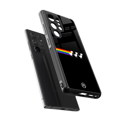proud dinosaurs dark edition back phone cover | glass case for samsung galaxy s25 ultra