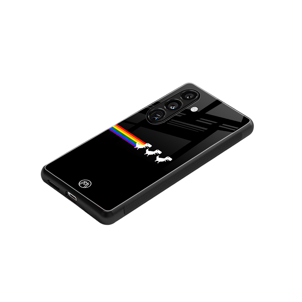 proud dinosaurs dark edition back phone cover | glass case for samsung galaxy s24 plus