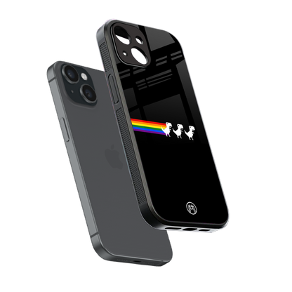 proud dinosaurs dark edition back phone cover | glass case for iphone 14