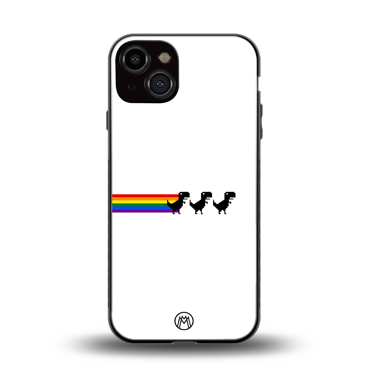proud dinosaurs back phone cover | glass case for iphone 13