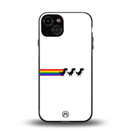 proud dinosaurs back phone cover | glass case for iphone 13