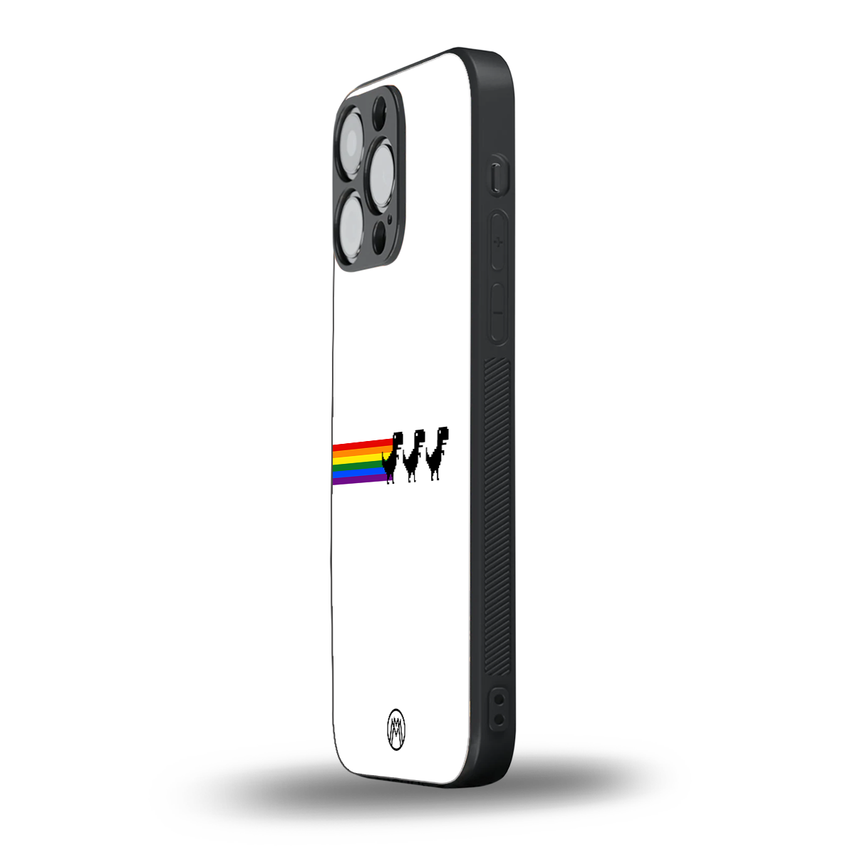 proud dinosaurs back phone cover | glass case for iphone 14 pro max