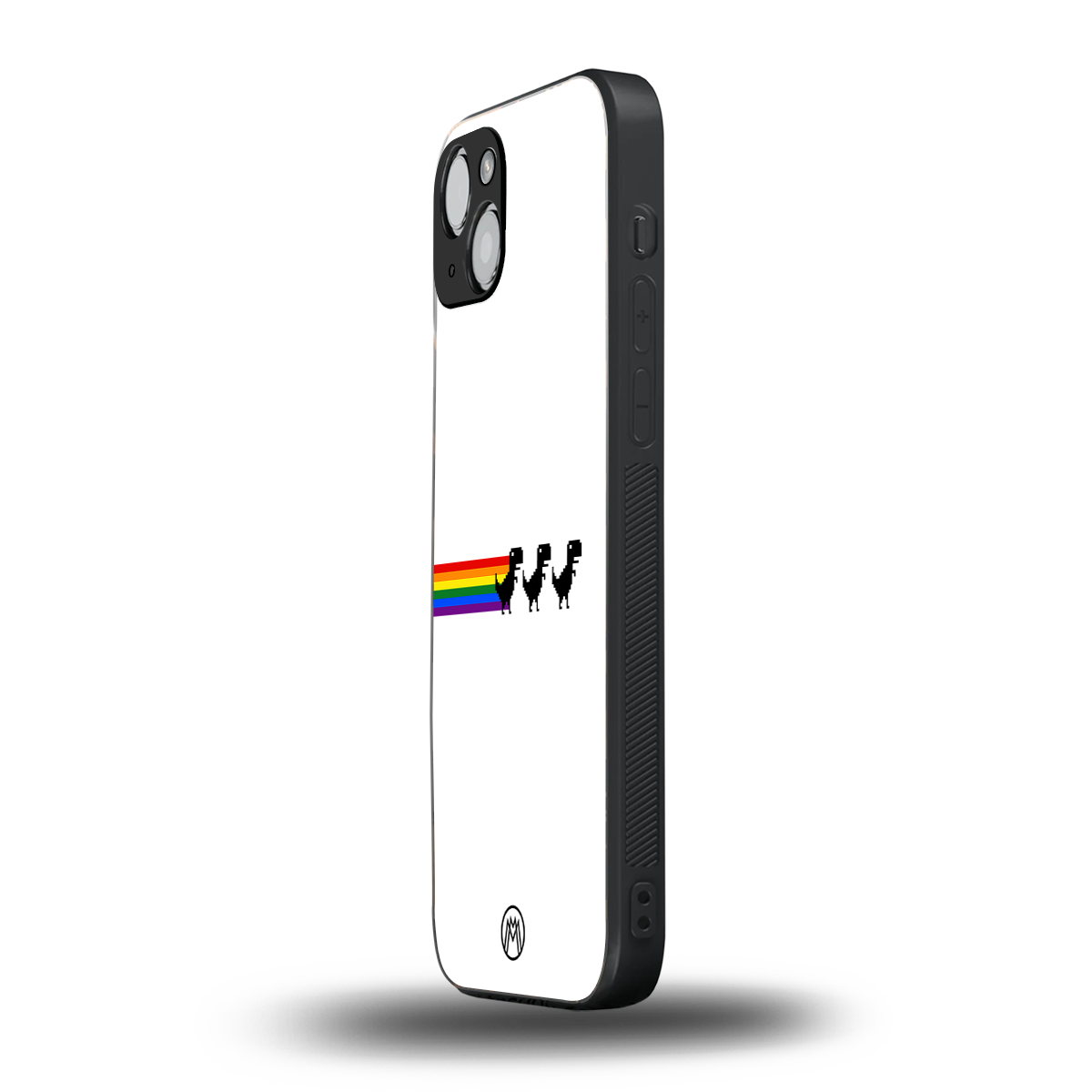 proud dinosaurs back phone cover | glass case for iphone 14